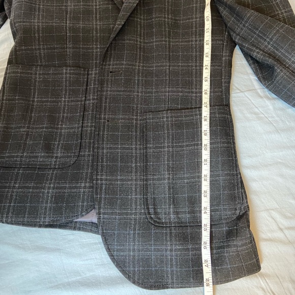 Matinique Men’s Blazer Grey Check 36R Denmark Danish European - Picture 6 of 8